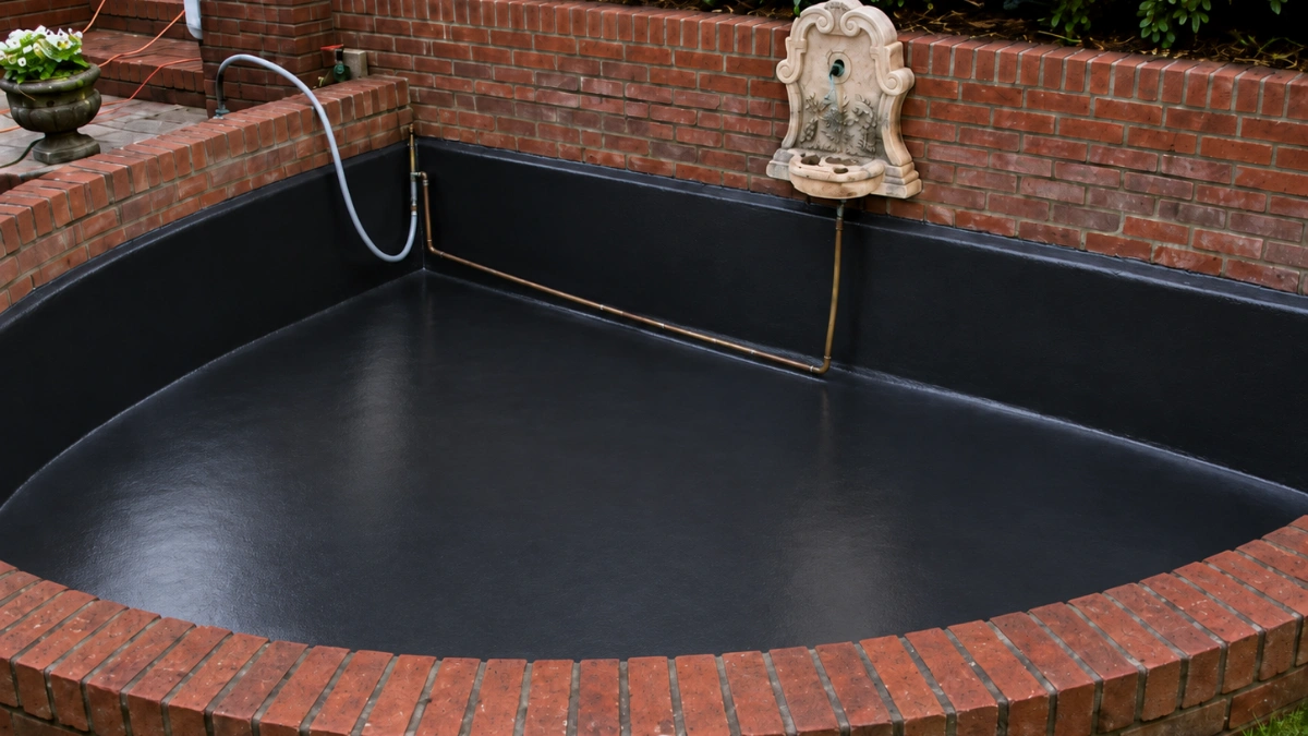 Project 25 · Courtyard fountain — after