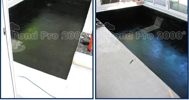 How to Install a Concrete Pond Coating