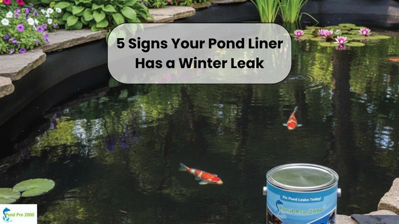 5 Signs Your Pond Liner Has a Winter Leak