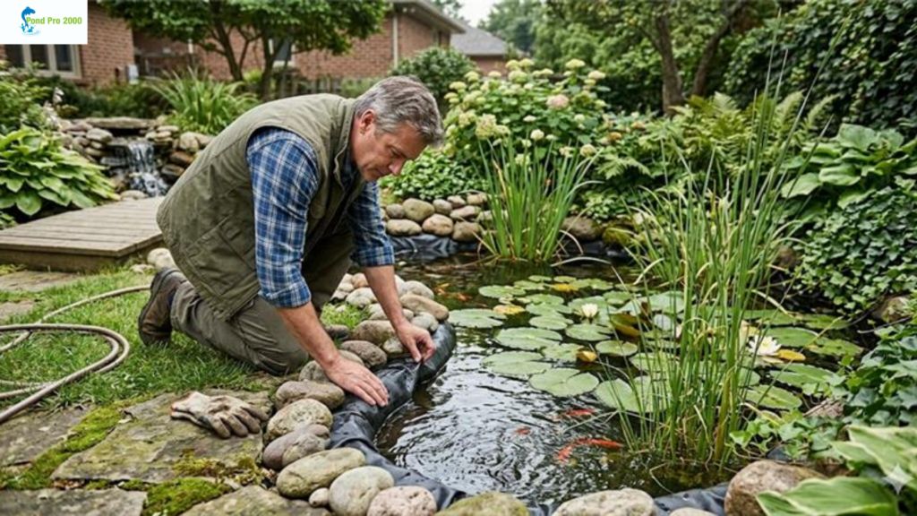 Beginner-friendly method to find and repair leaks in a garden pond