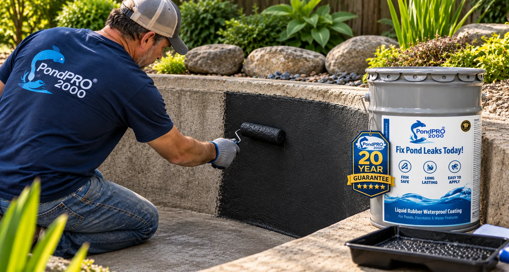 DIY Pond Leak Repair: Fish-Safe, Self-Sealing Products for Concrete Ponds